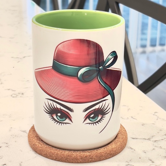 Custom Made Eyes of Allure Ceramic Mug (15 oz) - Picture 2 of 4